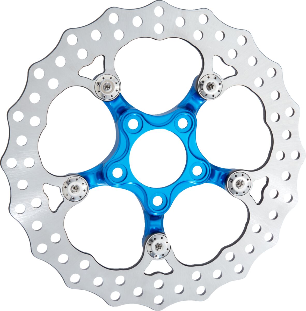 ARLEN NESS Spider Rotor - 12-9/32" - Blue - Front 300-109