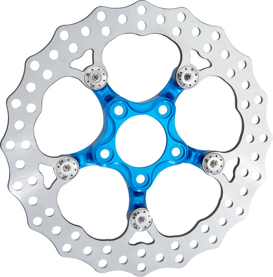 ARLEN NESS Spider Rotor - 12-9/32" - Blue - Front 300-109