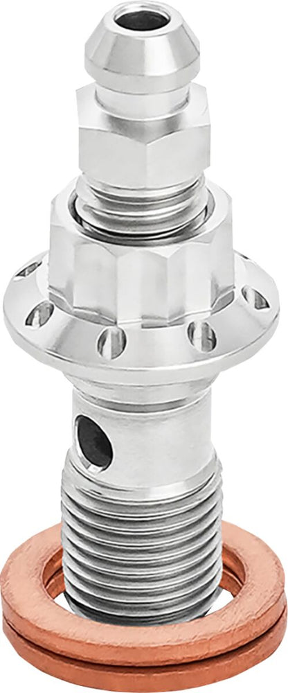 ARLEN NESS BOLT BANJO BLEEDER 10mm POLISHED 12-PT FRT CALIPER TOURING 300-821