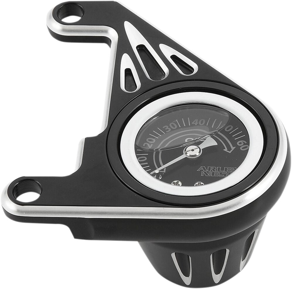 ARLEN NESS OIL PRESSURE GAUGE KIT DEEP CUT BLACK 15-668