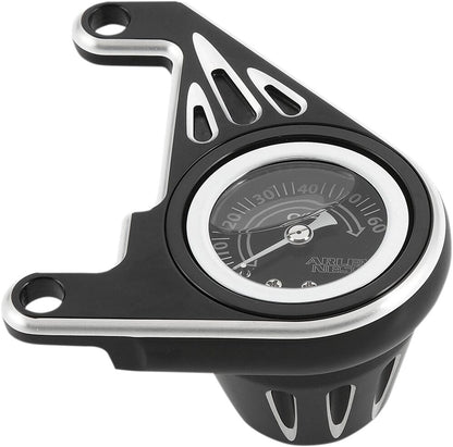 ARLEN NESS OIL PRESSURE GAUGE KIT DEEP CUT BLACK 15-668