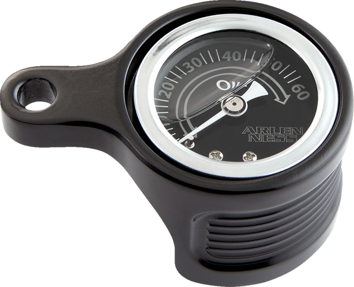 ARLEN NESS GAUGE OIL PRESSURE M8 BLK 610-101