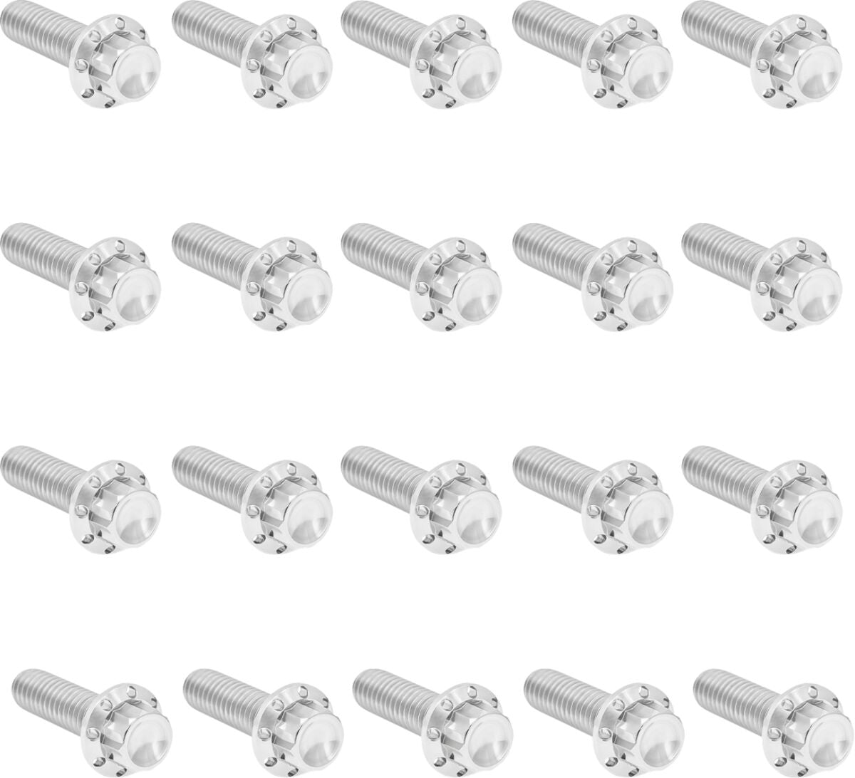 ARLEN NESS Bolt Kit - Rocker Box - 12-Point - Polished 300-944