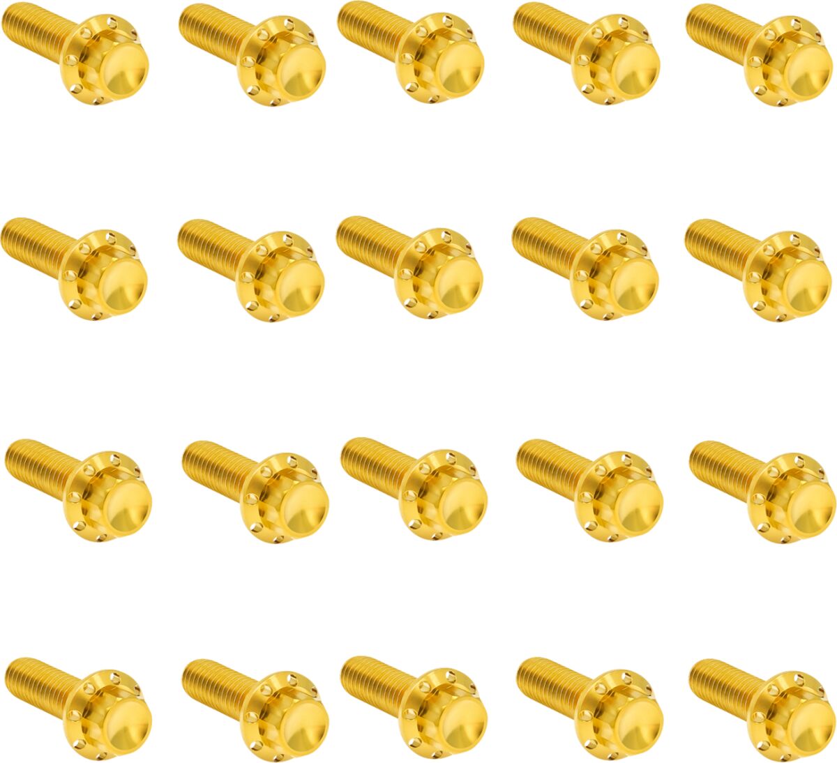 ARLEN NESS Bolt Kit - Rocker Box - 12-Point - Gold 300-946