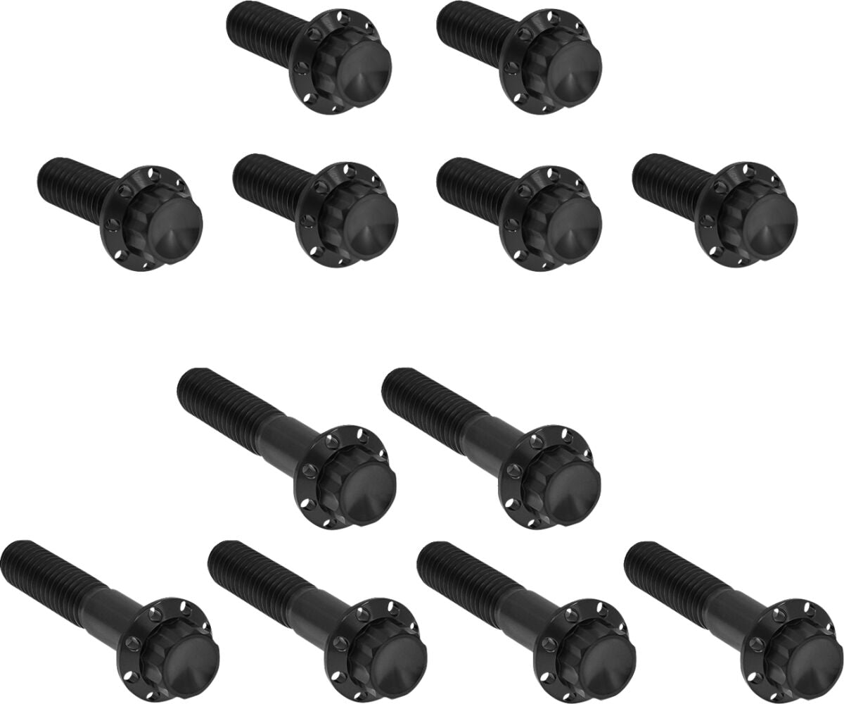 ARLEN NESS HARDWARE KIT TITANUIM 12PT ROCKER BOX BLACK 300-993