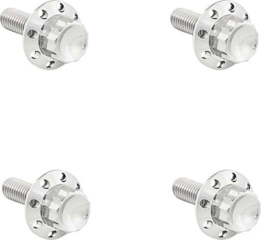 Arlen NESS Bolts Kit Titanium 12PT Front Fender Polish 300-815