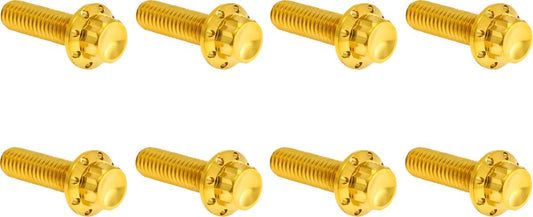 Arlen NESS Hardware Kit Titanium 12-PNT M8/TC TRAP DOOR Gold 300-711