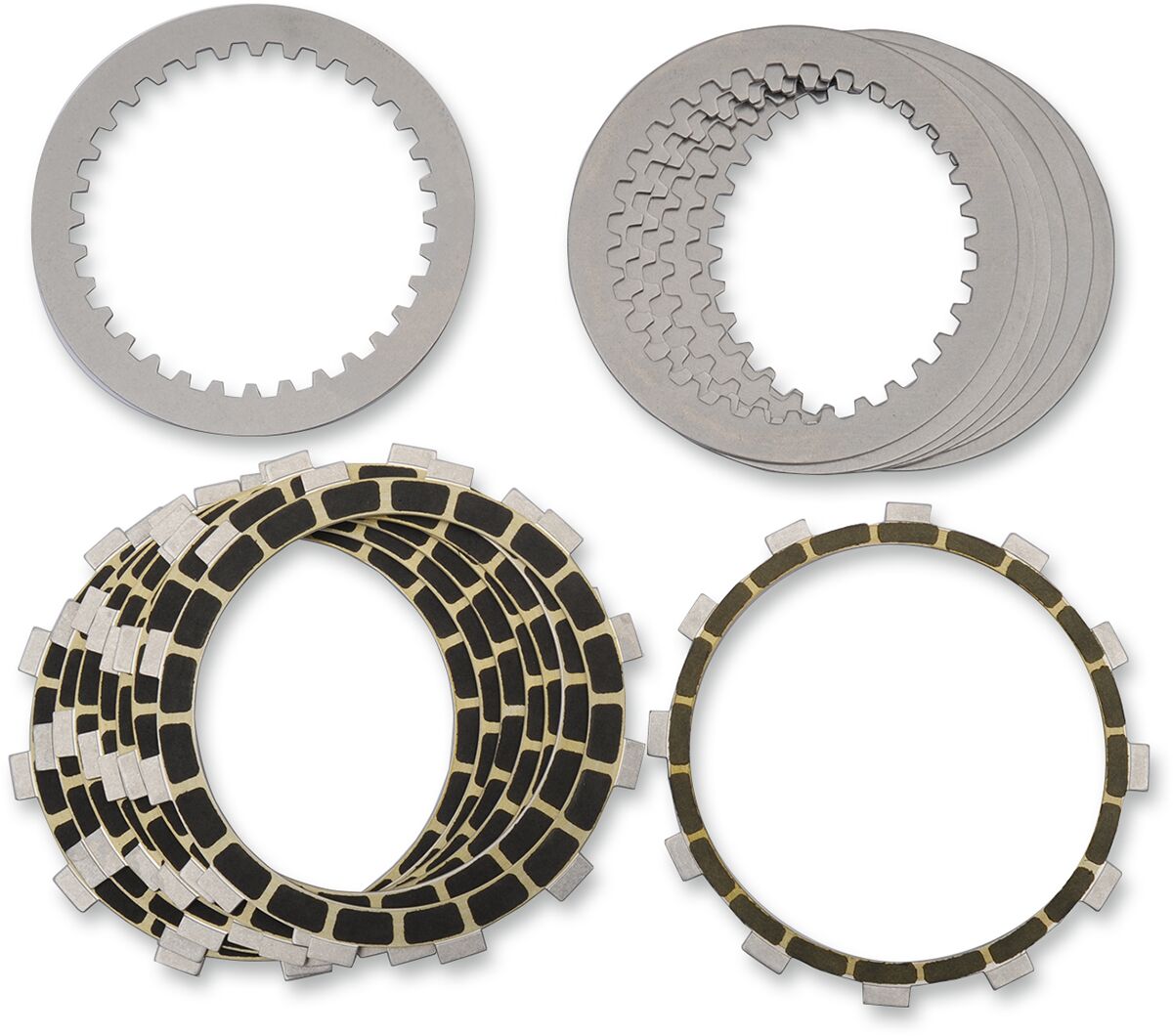 Barnett CLUTCH FRICTION & STEEL PLATE KIT CARBON/STEEL 306-90-20082