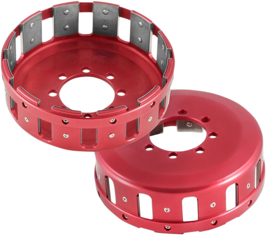 Barnett CLUTCH BASKET DUCATI ALUMINUM RED 321-25-01812