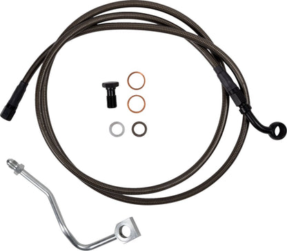 Barnett BRAKE LINE UPPER CARBON COAT W/BLACK FITTINGS +6 254-30-51133-6