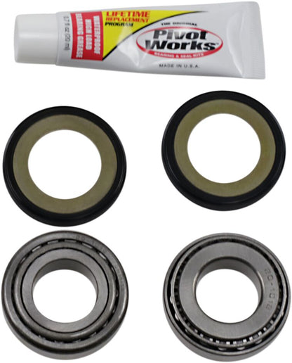 PIVOT WORKS STEERING STEM BEARING KIT OEM REPLACEMENT NATURAL PWSSK-HD01-000