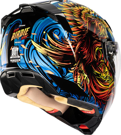 ICON HELMET THRESHOLD BURNBIRDIEBURN BLUE MD 0100-2723