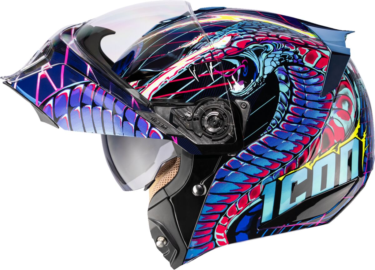 ICON Threshold Helmet - Lazer Cobra - Blue - Medium 0100-2730