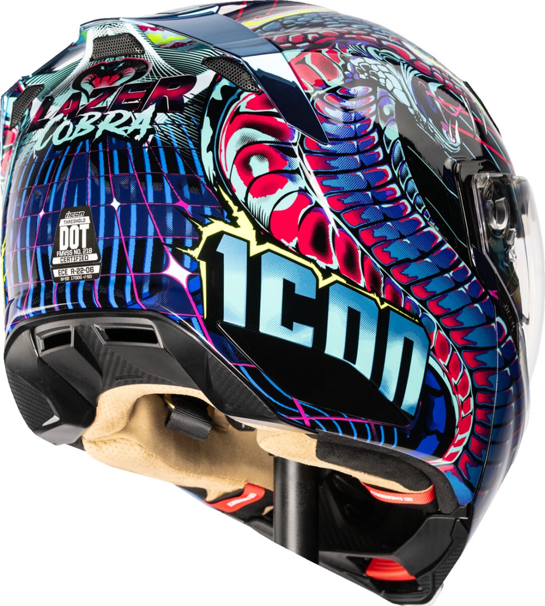 ICON Threshold Helmet - Lazer Cobra - Blue - 3XL 0100-2734