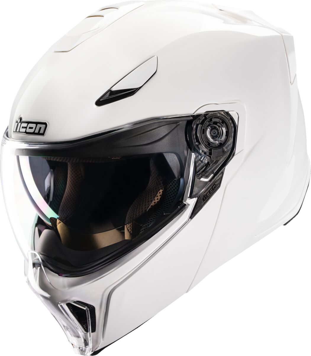 ICON HELMET THRESHOLD GLOSS WHITE 2X 0100-2823