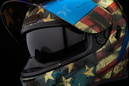 ICON HELMET AIRFORM OLD GLORY GL LG 0101-14785