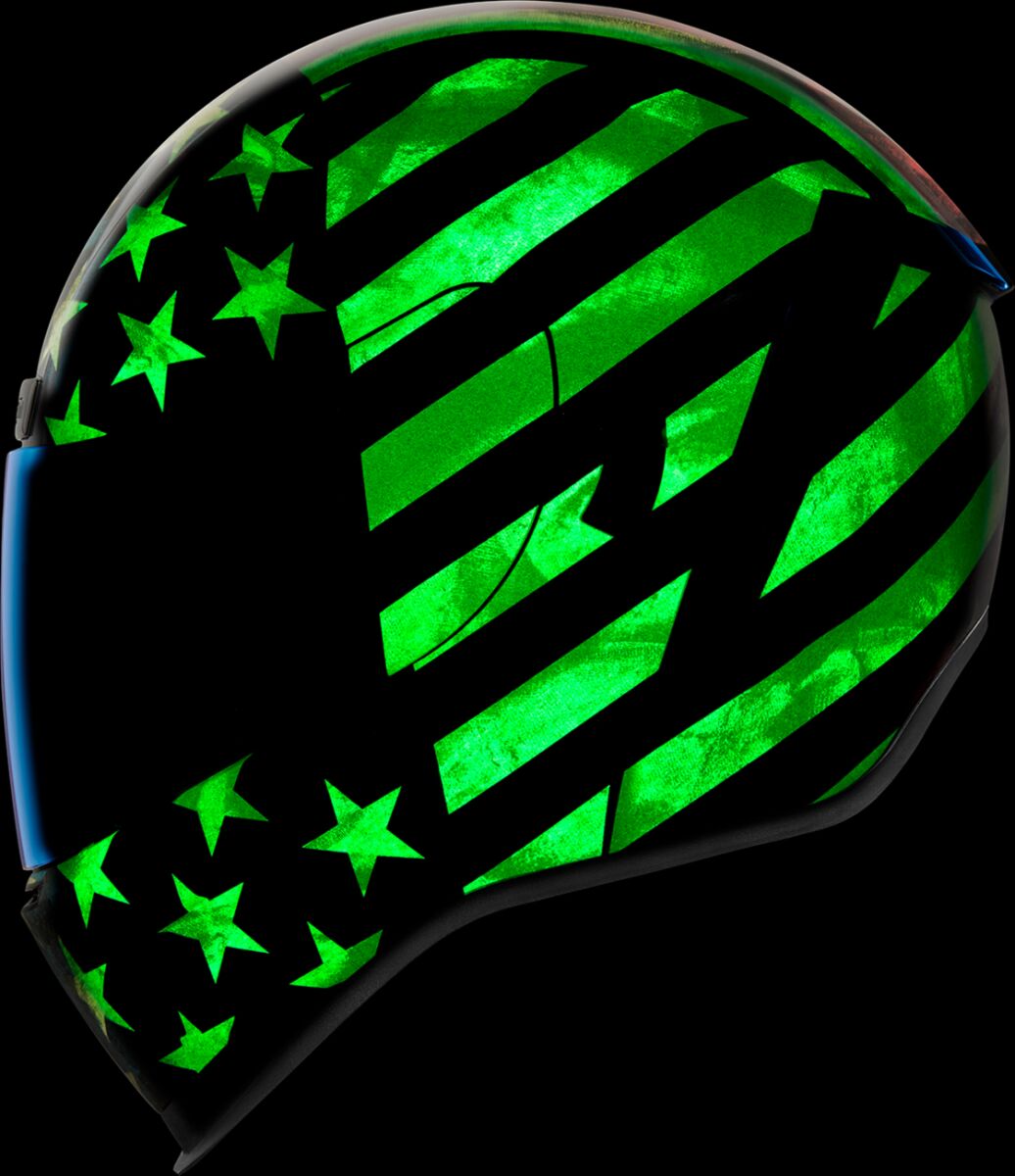 ICON HELMET AIRFORM OLD GLORY GL LG 0101-14785