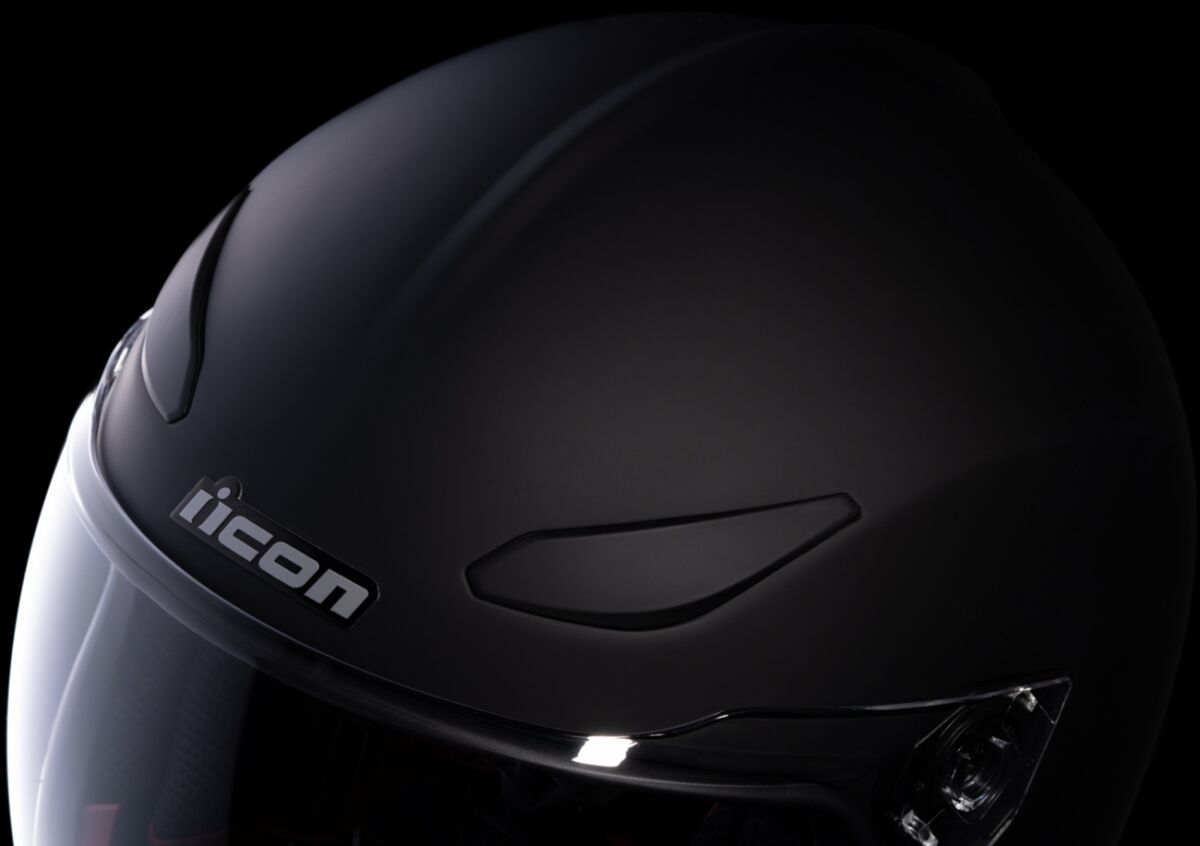 ICON HELMET DOMAIN RUB BLACK XS 0101-14916