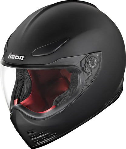 ICON HELMET DOMAIN RUB BLACK LG 0101-14919