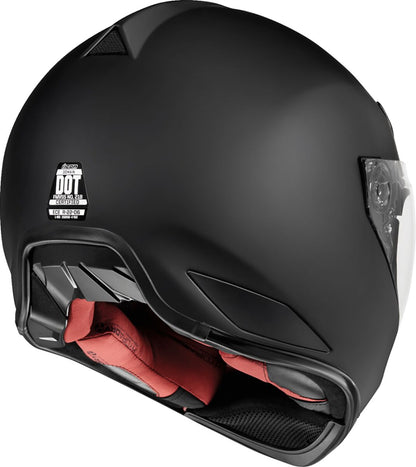 ICON HELMET DOMAIN RUB BLACK LG 0101-14919