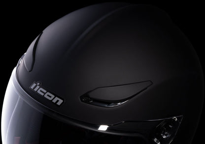 ICON HELMET DOMAIN RUB BLACK LG 0101-14919