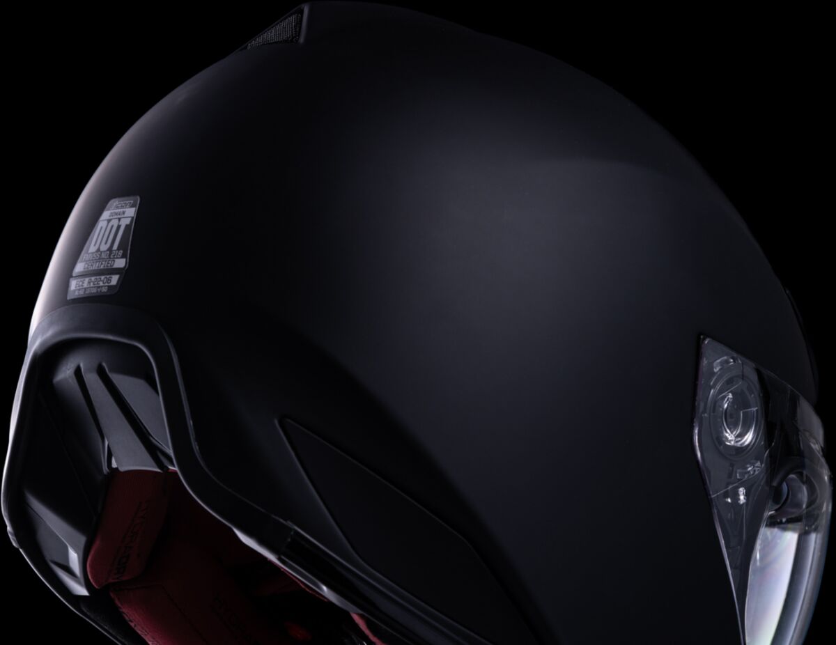 ICON HELMET DOMAIN RUB BLACK LG 0101-14919