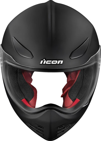 ICON HELMET DOMAIN RUB BLACK 2X 0101-14921