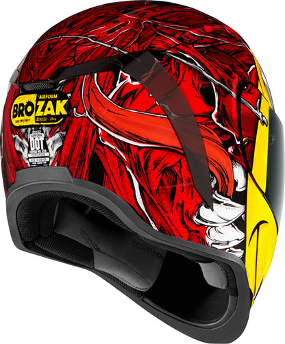 ICON HELMET AIRFORM MIPS BROZAK RED 0101-14937