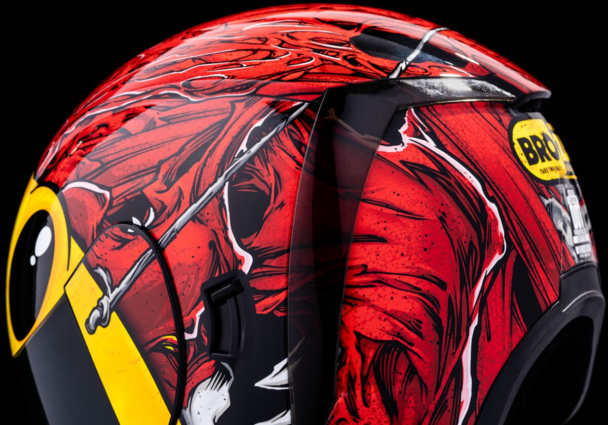ICON HELMET AIRFORM MIPS BROZAK RED 0101-14937