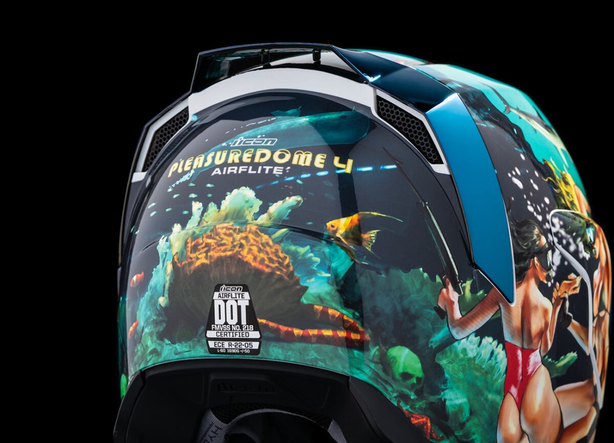 ICON HELMET AIRFLITE PLEASUREDOME4 0101-15000