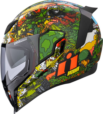 ICON HELMET AIRFLITE GP23 GREEN SM 0101-15058