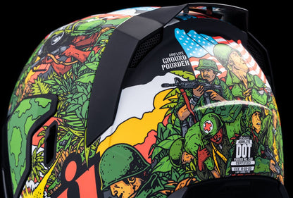 ICON HELMET AIRFLITE GP23 GREEN SM 0101-15058