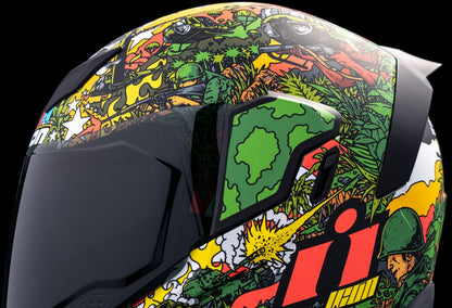 ICON HELMET AIRFLITE GP23 GREEN SM 0101-15058