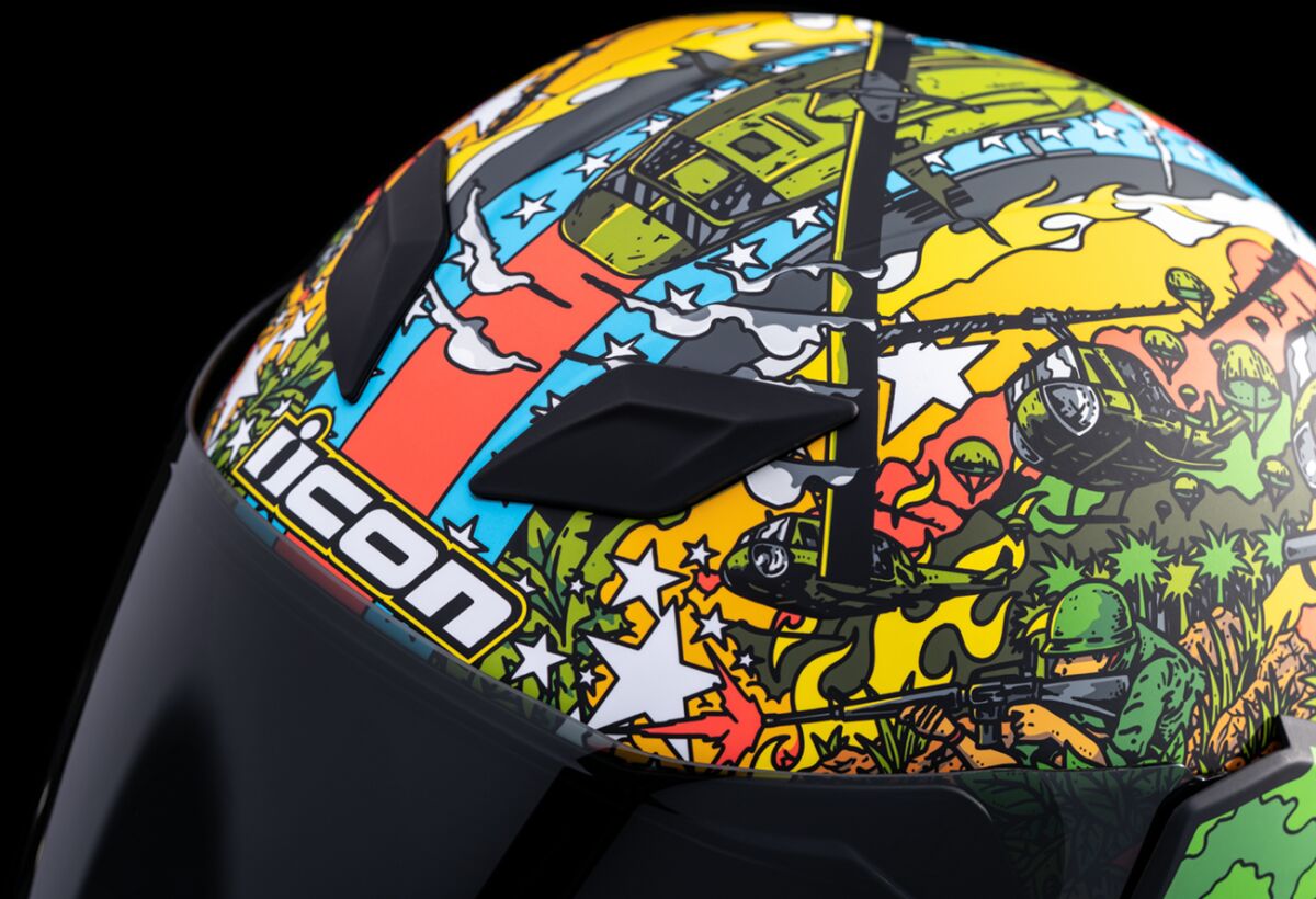 ICON HELMET AIRFLITE GP23 GREEN XL 0101-15061