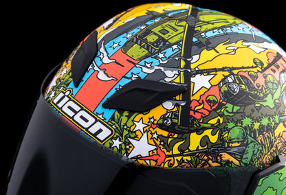ICON HELMET AIRFLITE GP23 GREEN XL 0101-15061