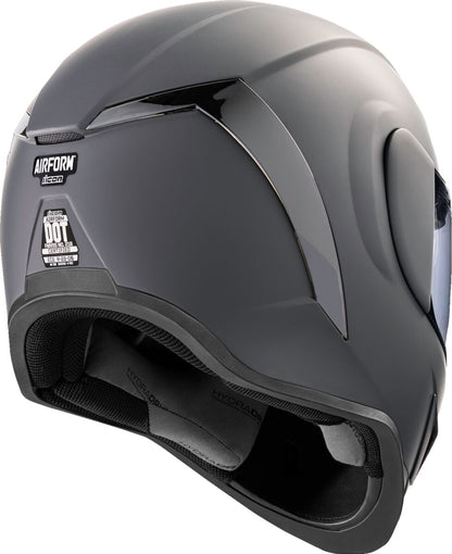 ICON HELMET AIRFORM DARK RUB BLACK 0101-15451