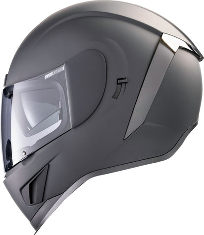 ICON HELMET AIRFORM DARK RUB BLACK 0101-15455