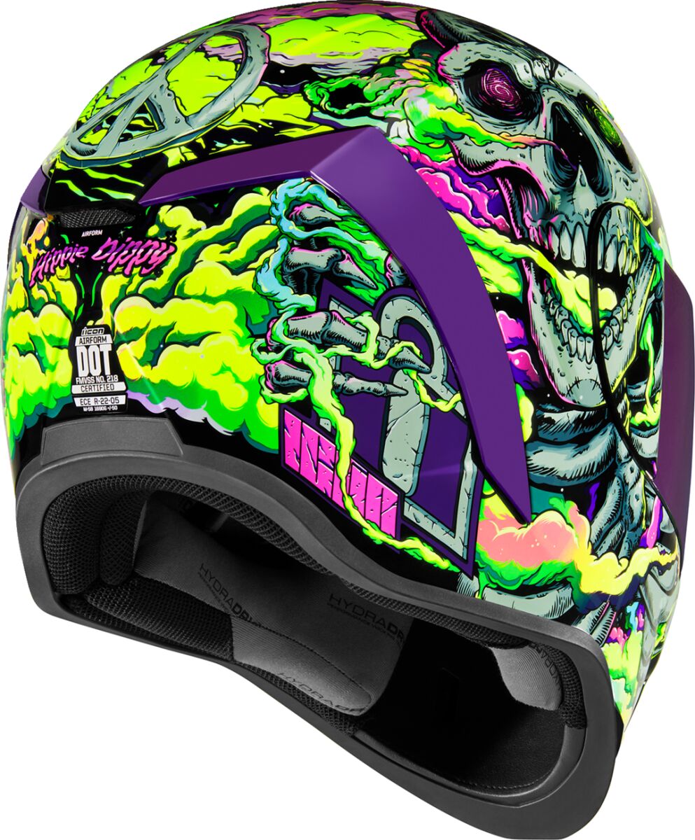 ICON HELMET AIRFORM HIPPIE DIPPY PU 0101-16025