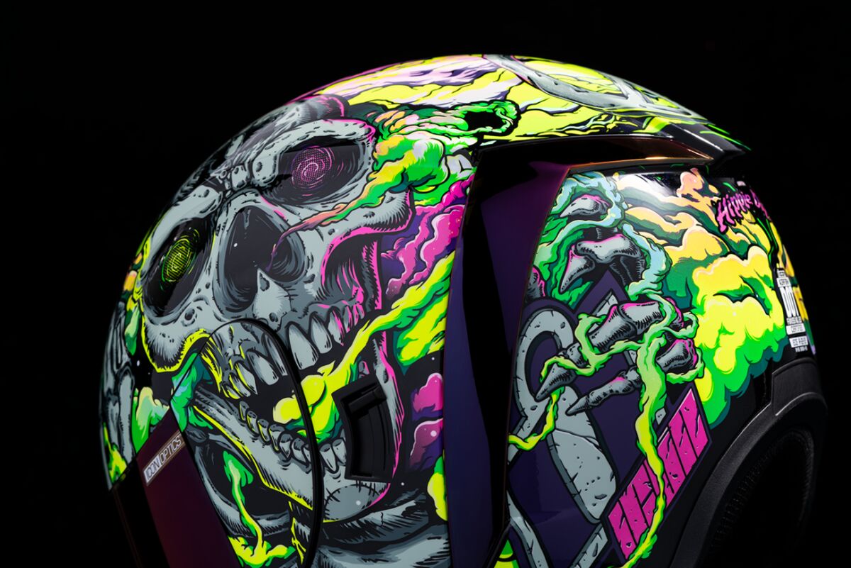ICON HELMET AIRFORM HIPPIE DIPPY PU 0101-16025
