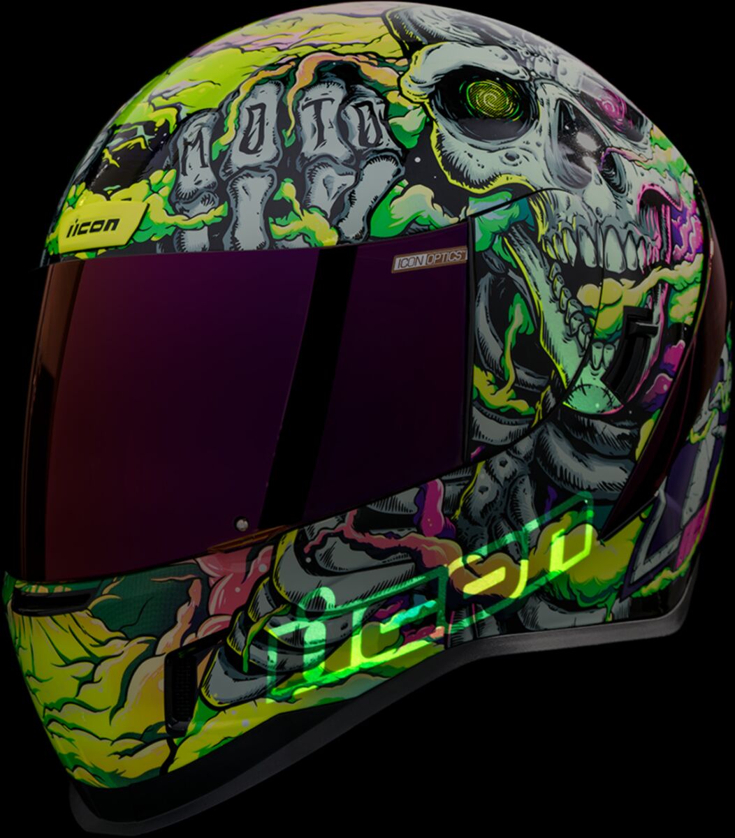 ICON HELMET AIRFORM HIPPIE DIPPY PU 0101-16025