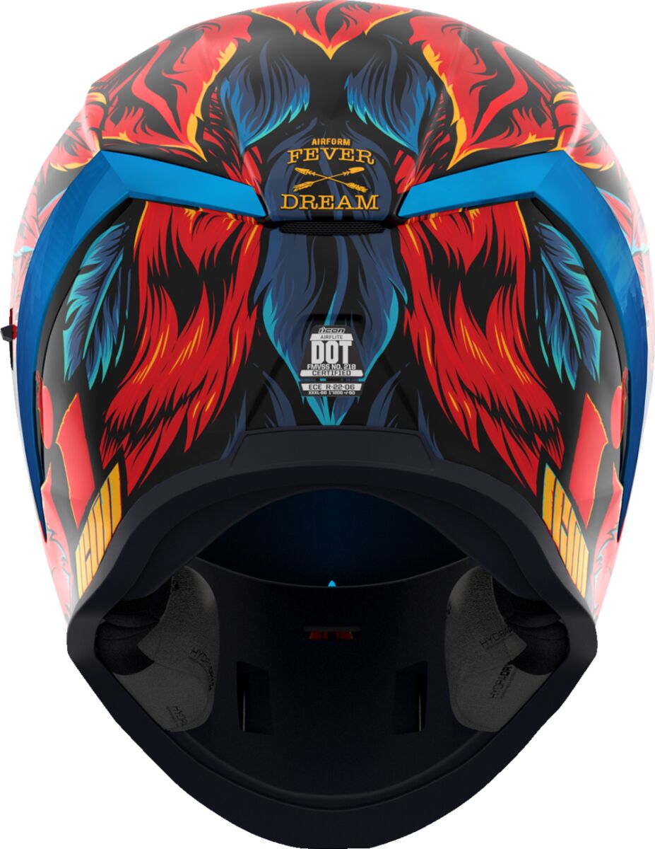 ICON HELMET AIRFORM FEVERDREAM BLUE 0101-16103