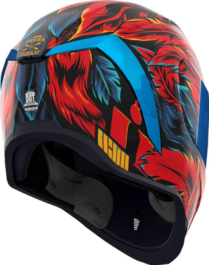ICON HELMET AIRFORM FEVERDREAM BLUE 0101-16104