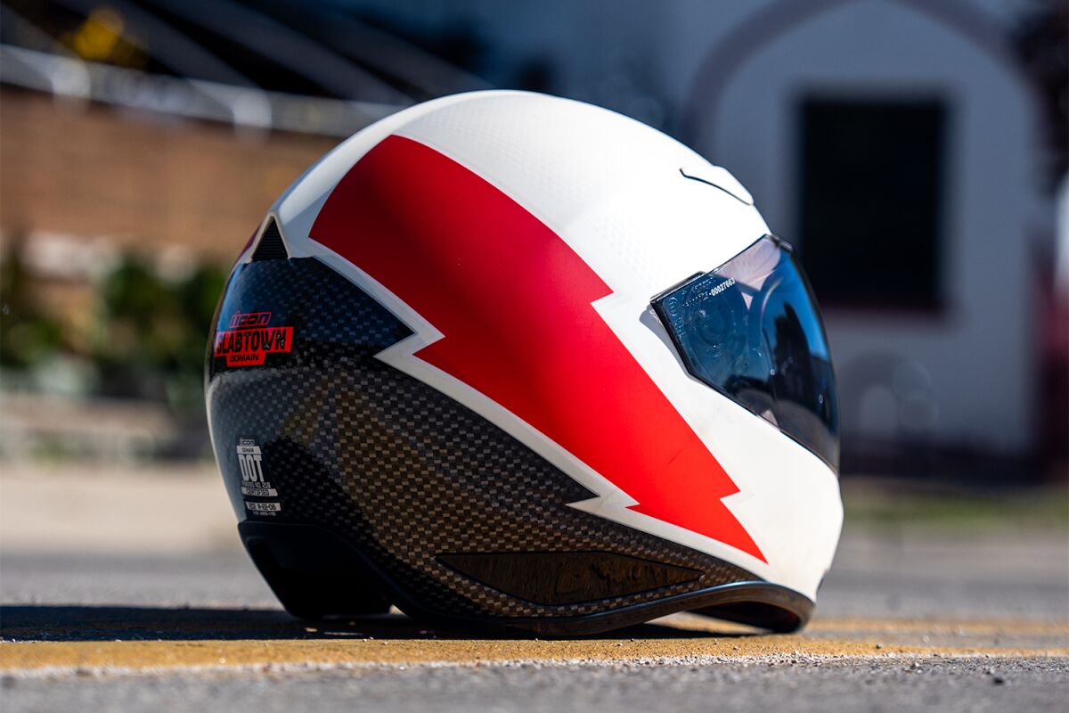 ICON HELMET DOMAIN SLABTOWN WHITE M 0101-17880