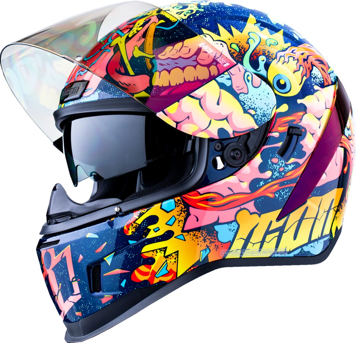 ICON HELMET AIRFORM SCATTERBRAIN PU 0101-17919