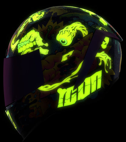 ICON HELMET AIRFORM SCATTERBRAIN PU 0101-17919