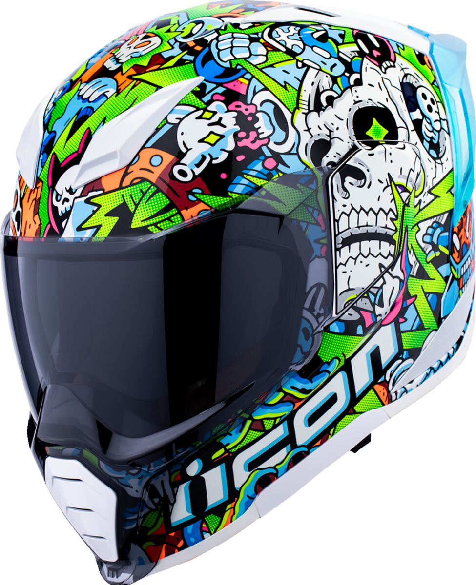 ICON HELMET ULTRAFLITE DOODLE 3 BLU 0101-18065