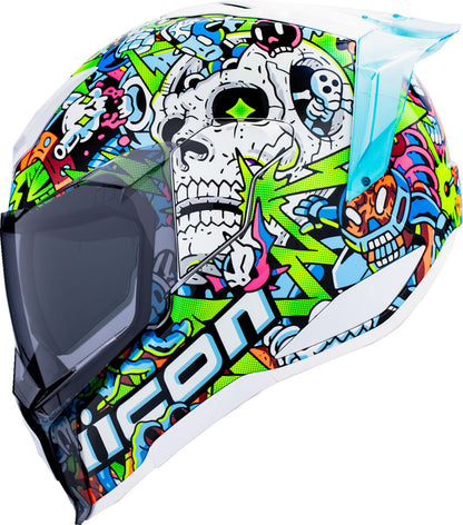 ICON HELMET ULTRAFLITE DOODLE 3 BLU 0101-18065