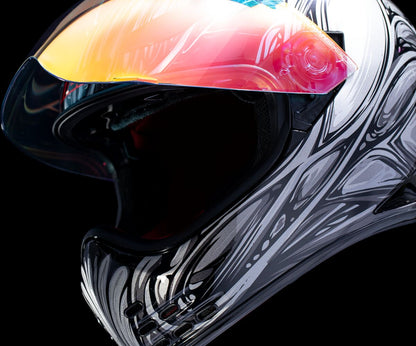 ICON HELMET DOMAIN NOUVEAU SILVER XS 0101-18523