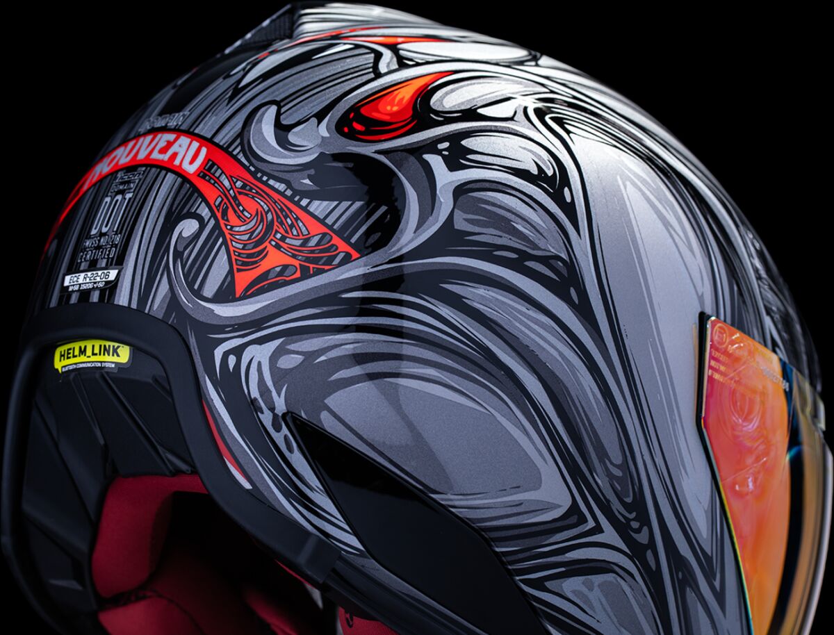 ICON HELMET DOMAIN NOUVEAU SILVER MD 0101-18525