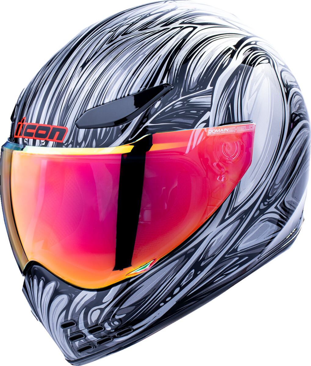ICON HELMET DOMAIN NOUVEAU SILVER 3X 0101-18529